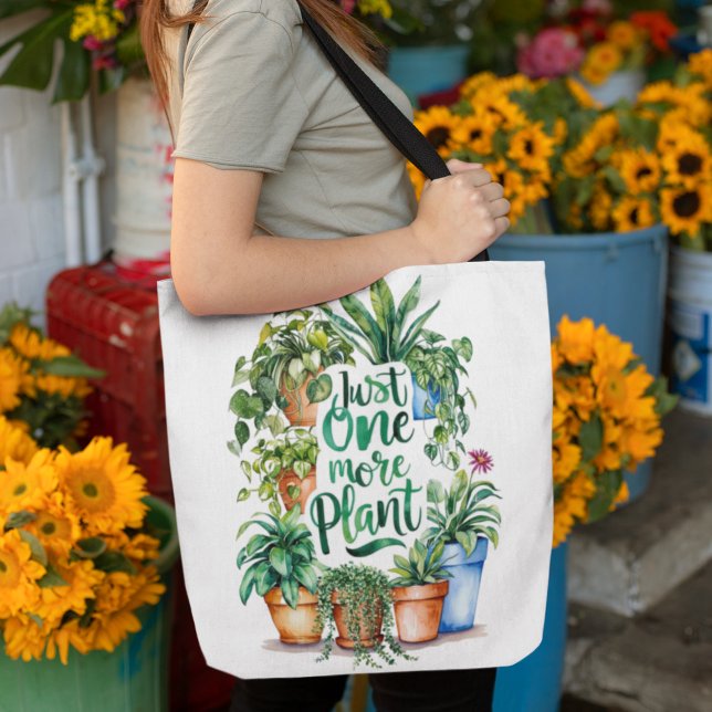 Noch eine Pflanze Tasche (This funny, "Just one more plant" tote bag would make the perfect gift for the plant lover! )
