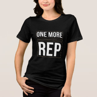 Noch eine Wiederholung | Gym Motivation Workout T- Tri-Blend Shirt