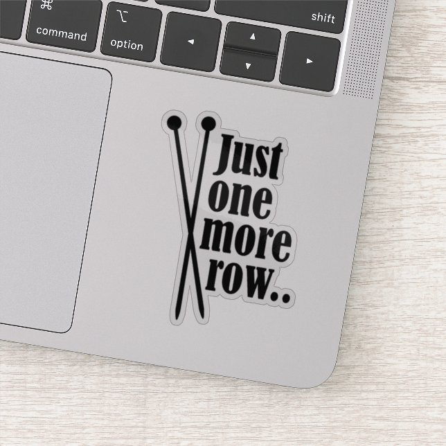 Noch eine Zeile - Vinyl-Aufkleber Aufkleber (Detail)