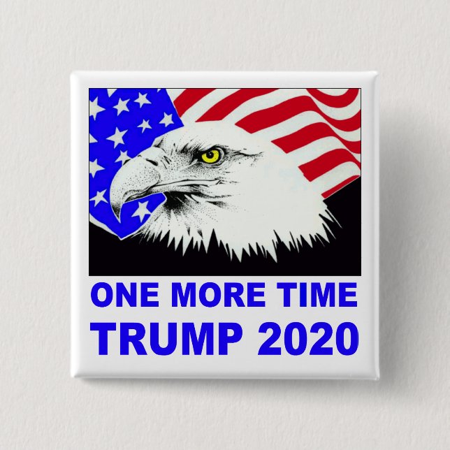 Noch einmal Knopf des Trumpfs 2020 Button (Vorderseite)