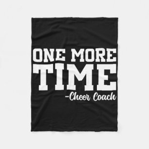 Noch einmal - Lustiges Cheerleader-Cheer-Trainer-G Fleecedecke