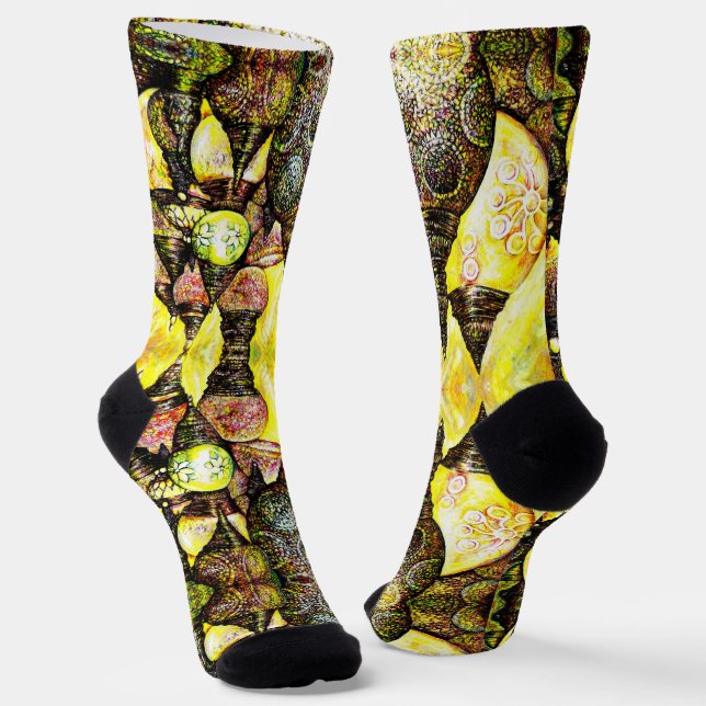 Noch größere Farbidee Socken (Gewinkelt)