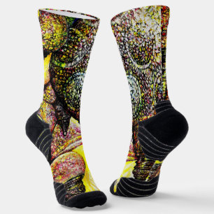 Noch größere Farbidee Socken