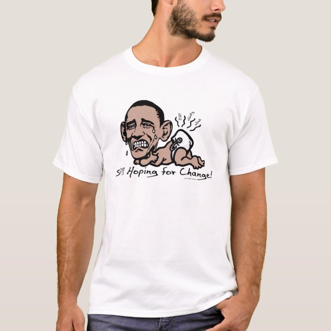 Noch, hoffend für Änderungc$anti-obama-Gang T-Shirt (Vorderseite)