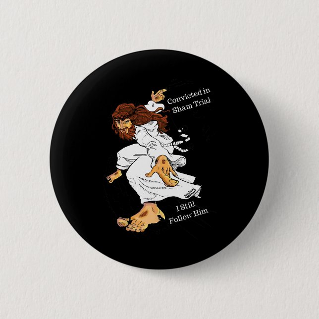 Noch immer folgen Sie ihm - Trump 2024 Präsident S Button (Vorderseite)