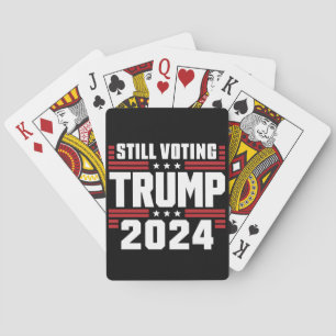 Noch immer stimmt Trump 2024 über die patriotische Spielkarten
