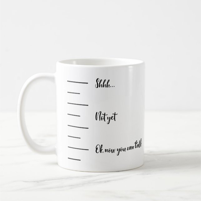 Noch keine Kaffee-Tasse Kaffeetasse (Links)