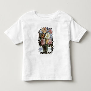 Noch Leben der Blumen in einem trinkenden Glas Kleinkind T-shirt