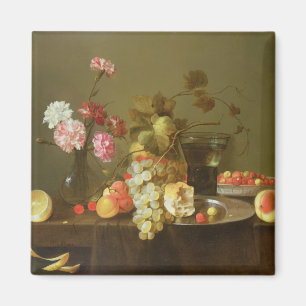 Noch Leben der Frucht und der Blumen Magnet