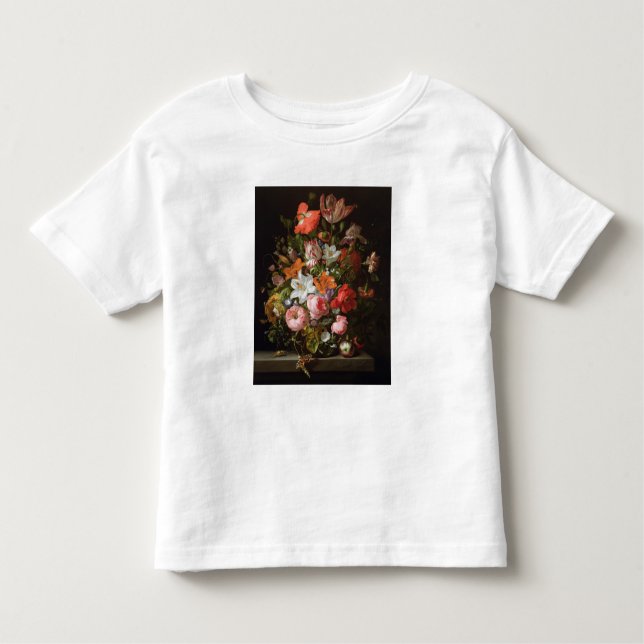 Noch Leben der Rosenlilien, Tulpen Kleinkind T-shirt (Vorderseite)