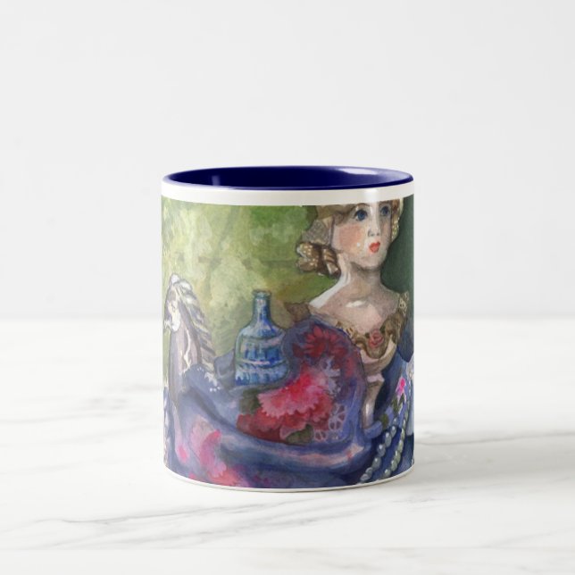 "Noch Leben Flügel-und Schatz-" noble Tasse (Mittel)