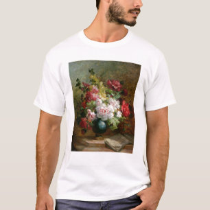 Noch Leben mit Blumen und Blattmusik T-Shirt