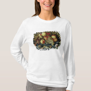 Noch Leben mit Frucht, Blumen und Meeresfrüchten T-Shirt