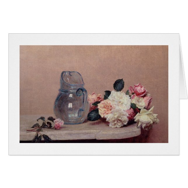 Noch Leben mit Rosen, 1889 (Öl auf Leinwand) (Vorderseite (Horizontal))