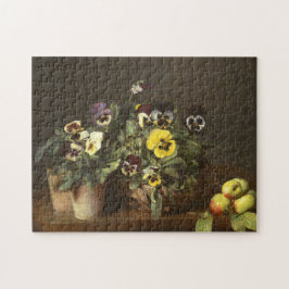 Noch Leben mit Stiefmütterchen durch Henri Puzzle