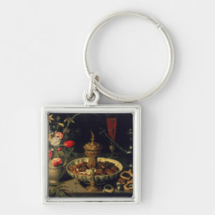 Noch Leben von Blumen und von Dörrobst, 1611 Schlüsselanhänger