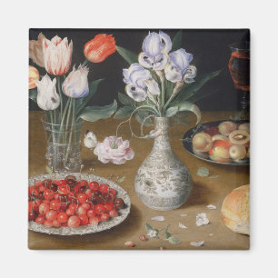 Noch Lilien, Tulpen, Kirschen und Erdbeeren Magnet