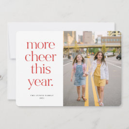 Noch mehr Aufregung in diesem Jahr Red Christmas C Einladung