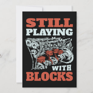 Noch mit Blockmechanik spielen Einladung