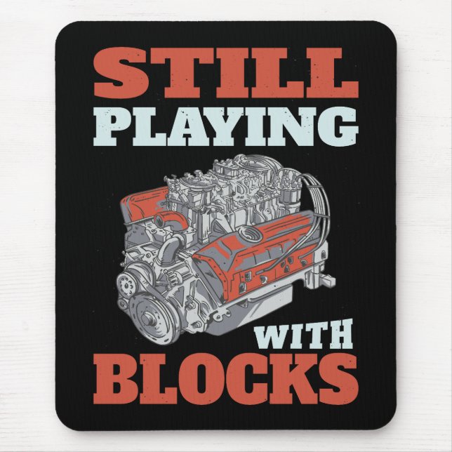 Noch mit Blockmechanik spielen Mousepad (Vorne)