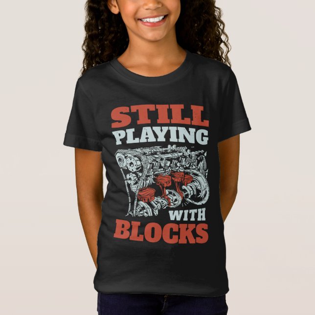 Noch mit Blockmechanik spielen T-Shirt (Vorderseite)