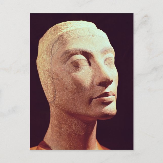 Noch nicht fertig gestellt Kopf von Nefertiti, Neu Postkarte (Vorderseite)