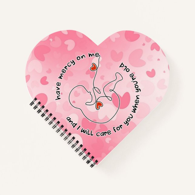 Noch nicht Geboren, Baby Prolife Fetus haben Barmh Notizbuch (Vorderseite)