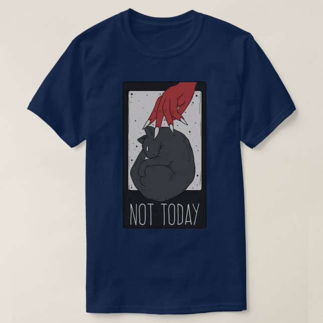Noch nicht heute Satan 1 T-Shirt (Design vorne)