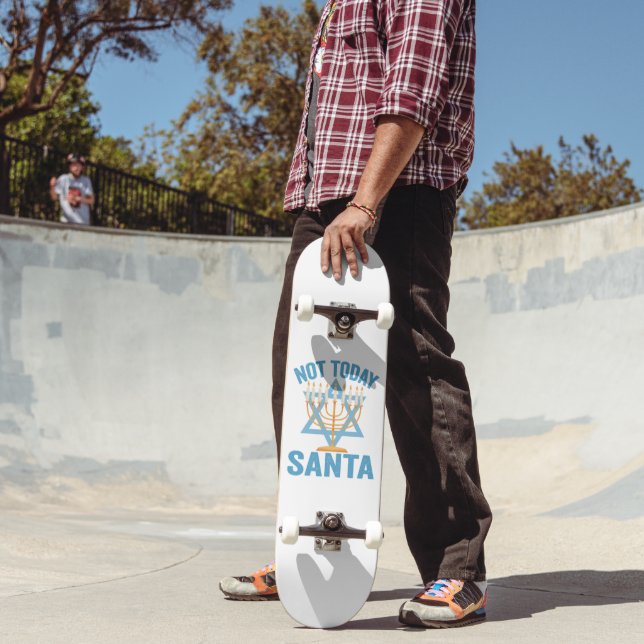 Noch nicht heute Weihjüdisch Hanukkah Holiday Meno Skateboard (Außenbereich 2)