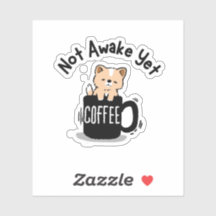 Noch nicht wach Kaffeeliebhaber