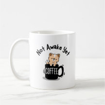 Noch nicht wach Kaffeeliebhaber
