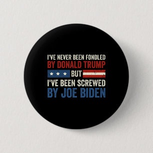 Noch nie von Donald Trump, aber Joe Biden begleite Button