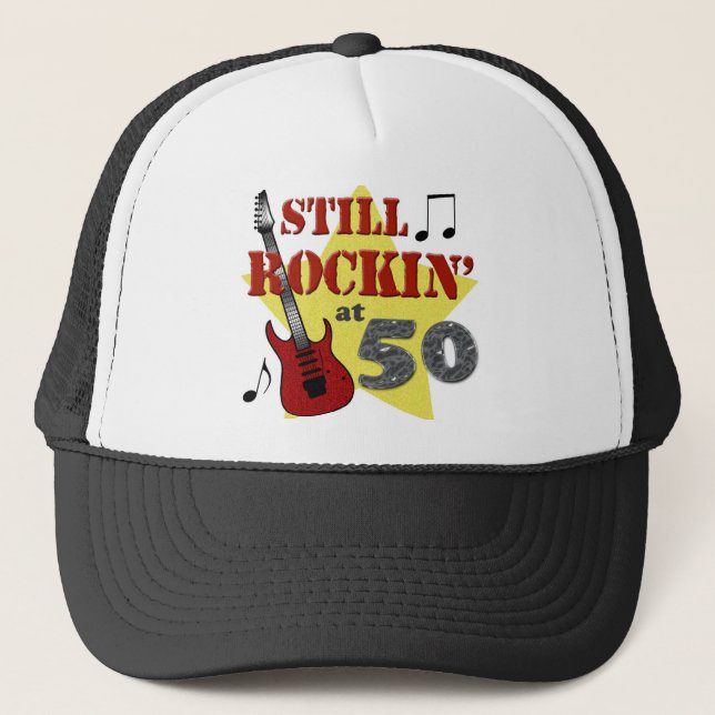 Noch Rockin bei 50 Truckerkappe (Vorderseite)