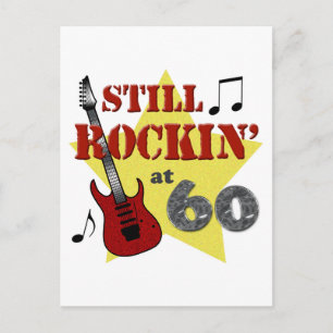 Noch Rockin' bei 60 Postkarte
