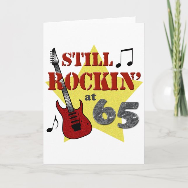 Noch Rockin bei 65 Karte (Vorderseite)