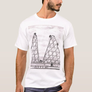 Noch schlimmer Roller Untersetzer im Vergnügungspa T-Shirt