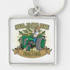Noch Spiele mit grünen Traktoren Schlüsselanhänger