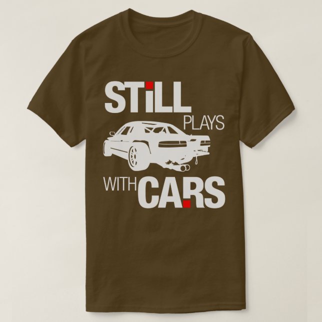 Noch spielt mit Autos (2) T-Shirt (Design vorne)