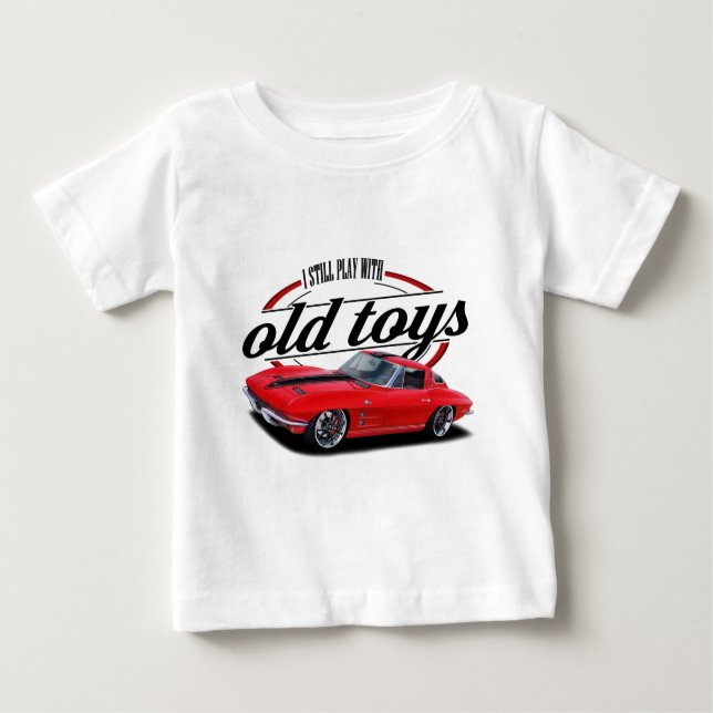 Noch Stücke mit Corvettes Baby T-shirt (Vorderseite)