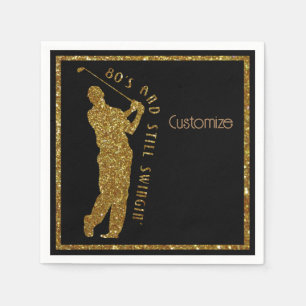Noch Swingin' Golfer 80 bis 89 Serviette