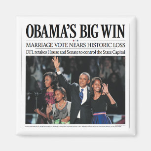 Noch vier Jahre Obama-Magnet Magnet