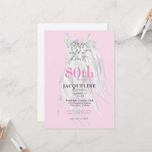 Noch wild am 80. Geburtstag für sie Einladung