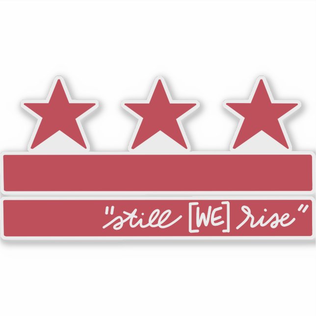 Noch [WIR] Aufsteigen, DC! Aufkleber (Vorderseite)