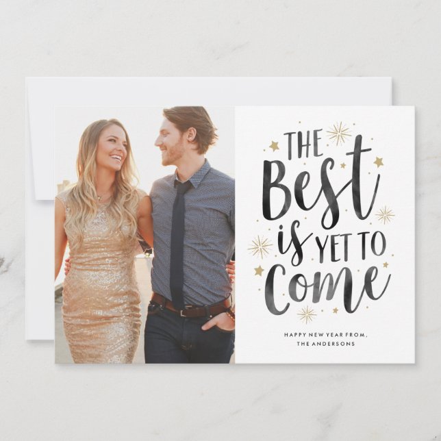 Noch zu Weihnachten Weihnachts-Fotokarte (Vorderseite)