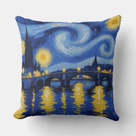 Noche estrellada sobre el rio kissen