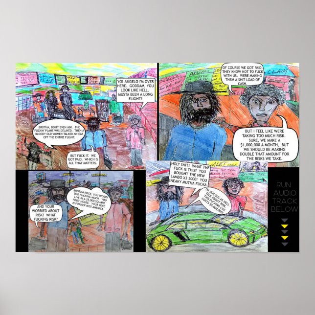 NOCKLIST-COMIC - DIE ANKUNFT POSTER (Vorne)