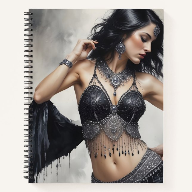 Nocturnal Belly Dancer Notizbuch (Vorderseite)