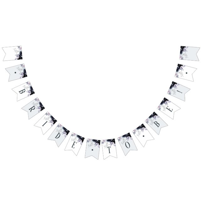 Nocturnal Floral Navy Bridge zu Brautparty Wimpelkette (Alle)