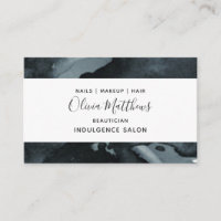 Nocturnal Floral Watercolor Navy Grau Social Media