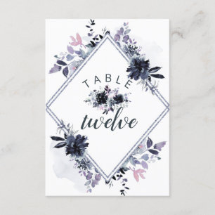 Nocturnal florale Hochzeiten Tischnummern